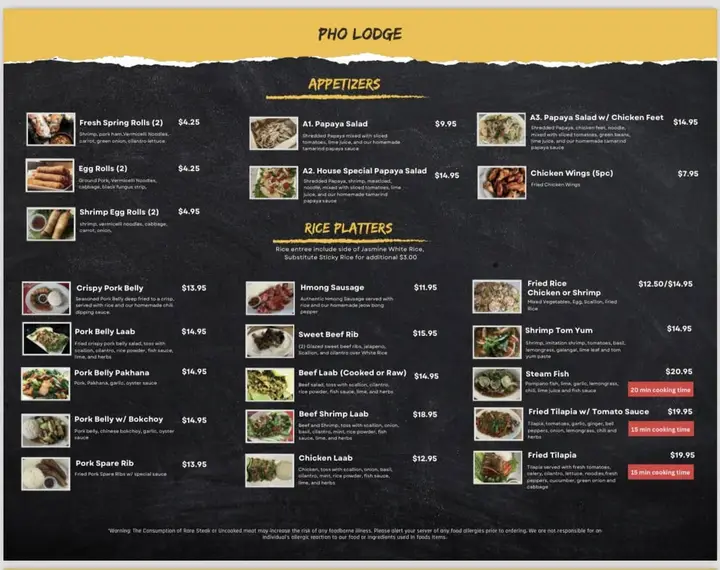Pho Lodge photo — Restaurant