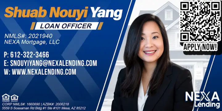 Shuab Yang, Loan Officer with Nexa Mortgage photo — Real Estate Agent