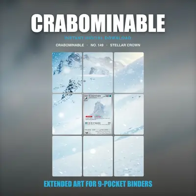 Crabominable #149 — Stellar Crown (Binder Insert)