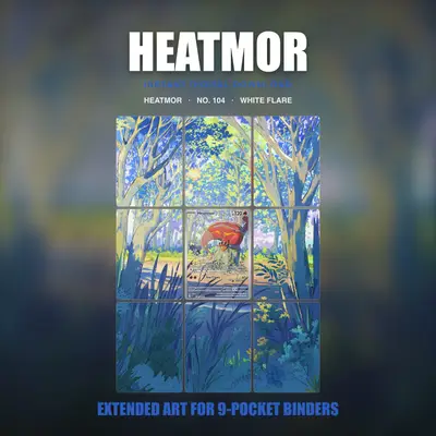 Heatmor #104 — White Flare (Binder Insert)
