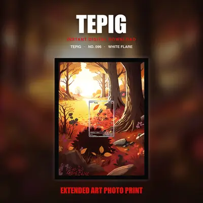 Tepig #96 — White Flare (Print Art)