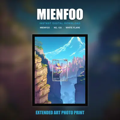 Mienfoo #133 — White Flare (Print Art)