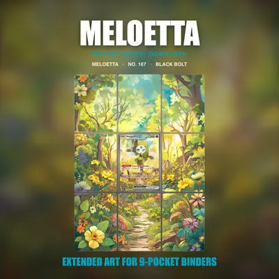 Meloetta #167 — Black Bolt (Binder Insert)