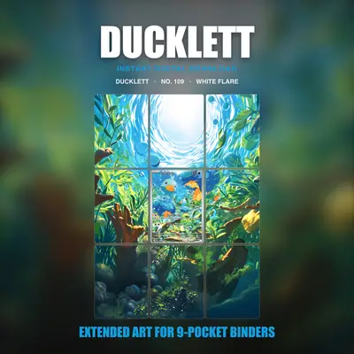 Ducklett #109 — White Flare (Binder Insert)