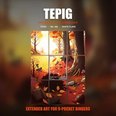 Tepig #96 — White Flare (Binder Insert)