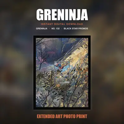 Greninja #132 — Black Star Promos (Print Art)