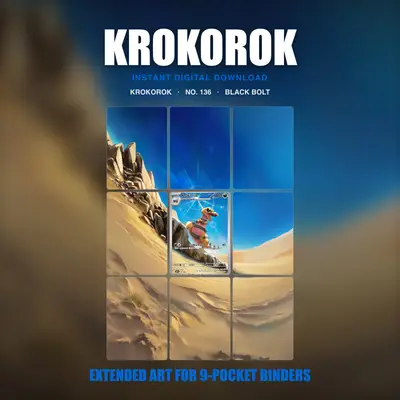 Krokorok #136 — Black Bolt (Binder Insert)