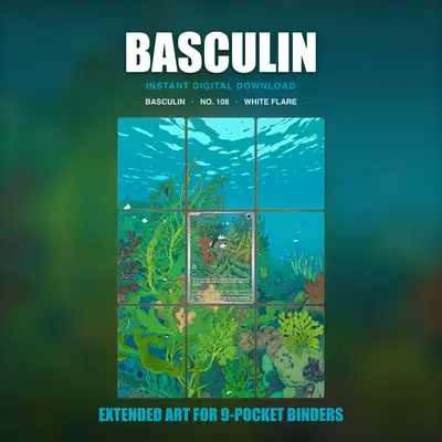 Basculin #108 — White Flare (Binder Insert)