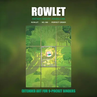 Rowlet #90 — Perfect Order (Binder Insert)