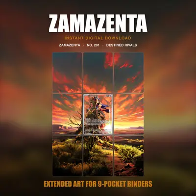 Zamazenta #201 — Destined Rivals (Binder Insert)