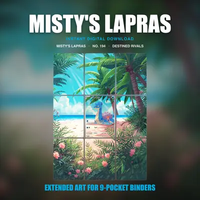 Misty's Lapras #194 — Destined Rivals (Binder Insert)