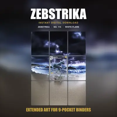 Zebstrika #115 — White Flare (Binder Insert)