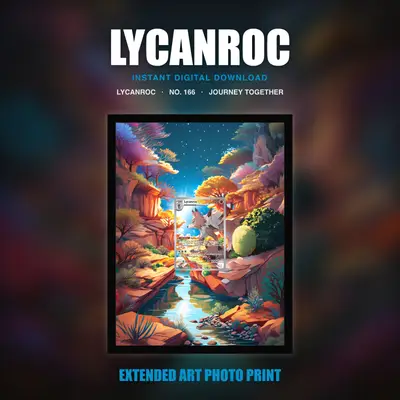 Lycanroc #166 — Journey Together (Print Art)