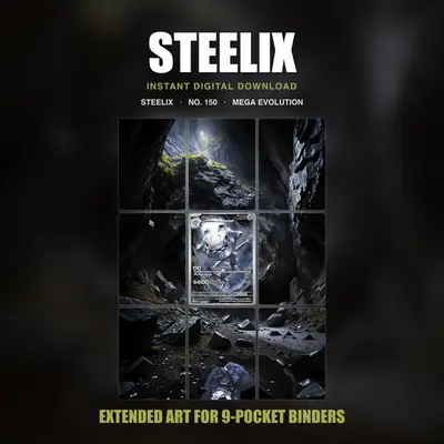 Steelix #150 — Mega Evolution (Binder Insert)