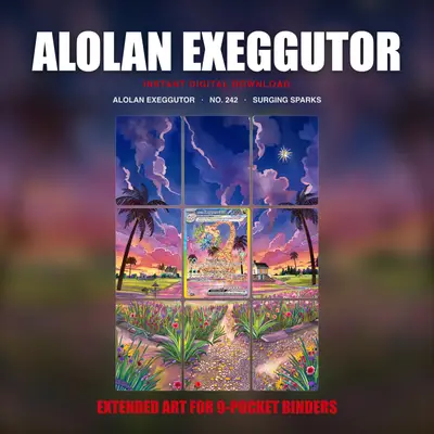 Alolan Exeggutor #242 — Surging Sparks (Binder Insert)