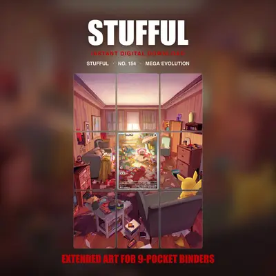 Stufful #154 — Mega Evolution (Binder Insert)