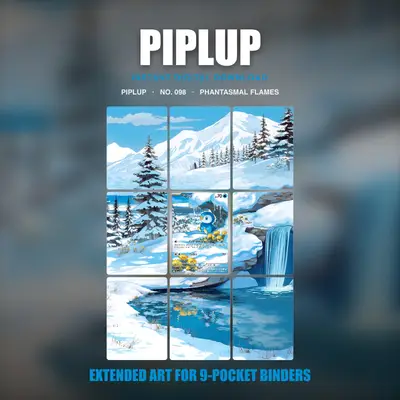 Piplup #98 — Phantasmal Flames (Binder Insert)