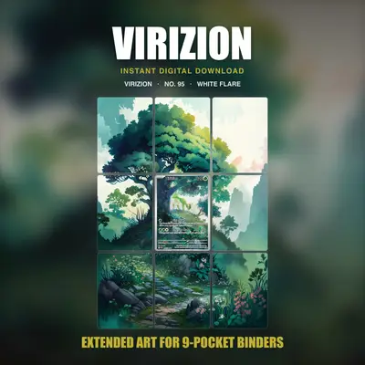 Virizion #95 — White Flare (Binder Insert)