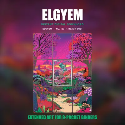 Elgyem #120 — Black Bolt (Binder Insert)