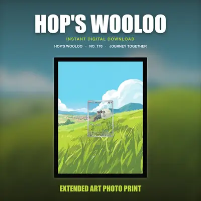 Hop's Wooloo #170 — Journey Together (Print Art)