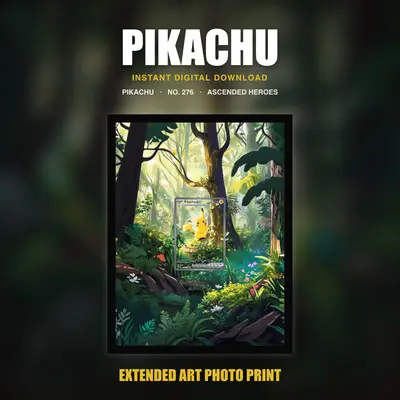 Pikachu #276 — Ascended Heroes (Print Art)