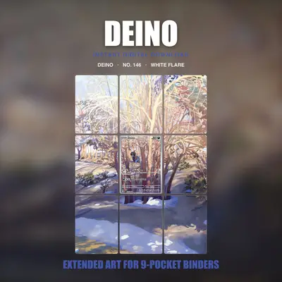 Deino #146 — White Flare (Binder Insert)