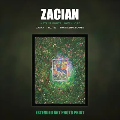 Zacian #100 — Phantasmal Flames (Print Art)