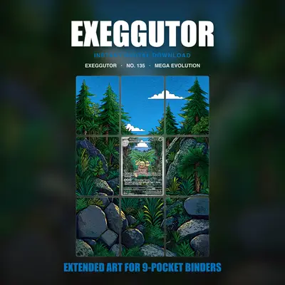 Exeggutor #135 — Mega Evolution (Binder Insert)