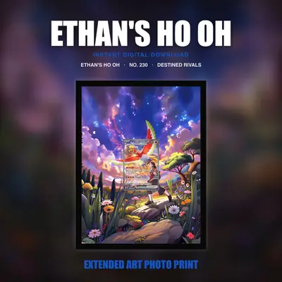 Ethan's Ho Oh #230 — Destined Rivals (Print Art)