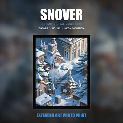 Snover #140 — Mega Evolution (Print Art)