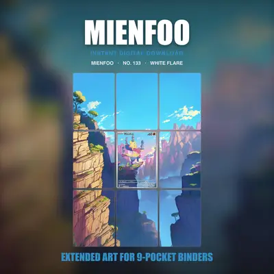 Mienfoo #133 — White Flare (Binder Insert)