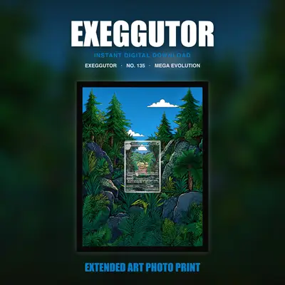 Exeggutor #135 — Mega Evolution (Print Art)