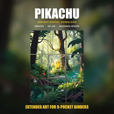 Pikachu #276 — Ascended Heroes (Binder Insert)