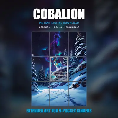 Cobalion #144 — Black Bolt (Binder Insert)