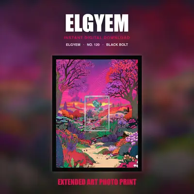Elgyem #120 — Black Bolt (Print Art)
