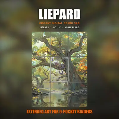 Liepard #137 — White Flare (Binder Insert)