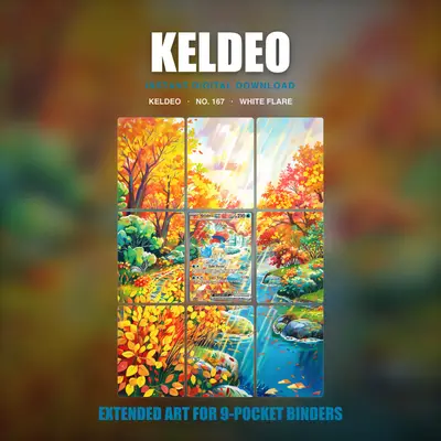 Keldeo #167 — White Flare (Binder Insert)