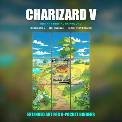 Charizard V #swsh260 — Black Star Promos (Binder Insert)