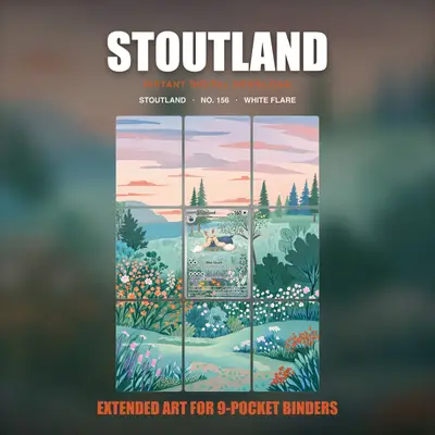 Stoutland #156 — White Flare (Binder Insert)