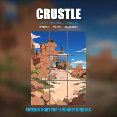 Crustle #130 — Black Bolt (Binder Insert)