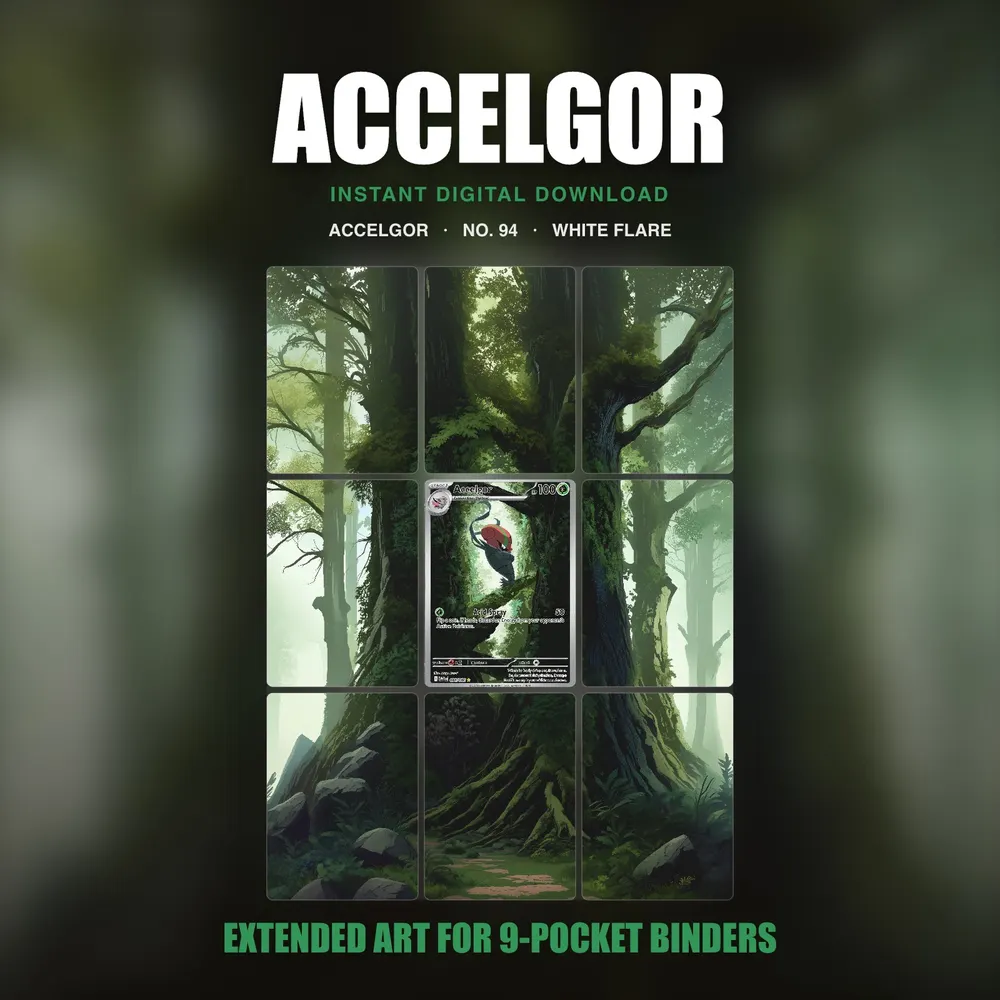 Accelgor #94 - White Flare (Binder Insert)
