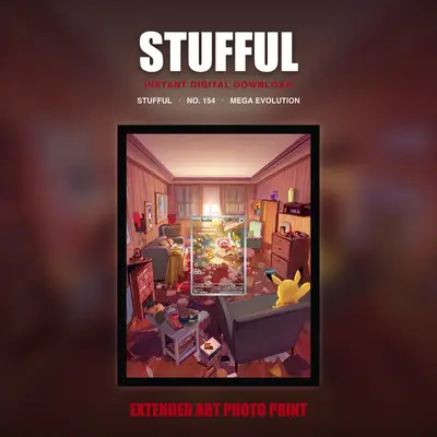 Stufful #154 — Mega Evolution (Print Art)
