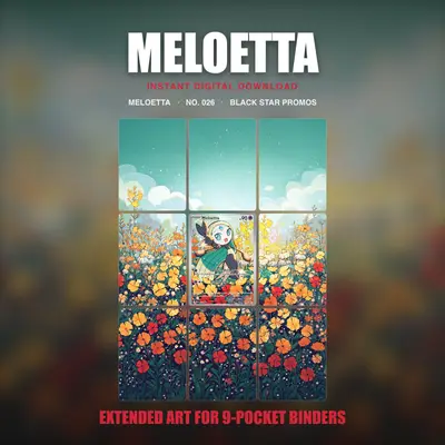 Meloetta #26 — Black Star Promos (Binder Insert)