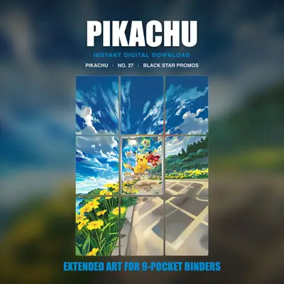 Pikachu #27 — Black Star Promos (Binder Insert)