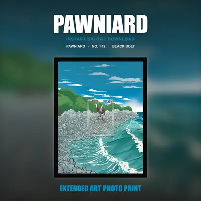 Pawniard #142 — Black Bolt (Print Art)