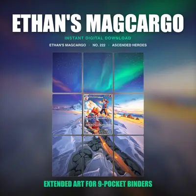 Ethan's Magcargo #222 — Ascended Heroes (Binder Insert)