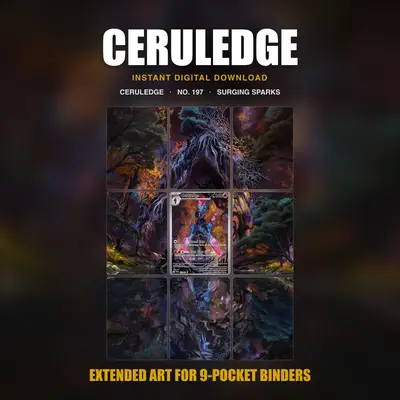 Ceruledge #197 — Surging Sparks (Binder Insert)