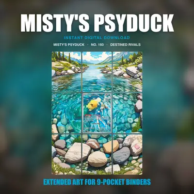 Misty's Psyduck #193 — Destined Rivals (Binder Insert)