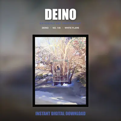 Deino #146 — White Flare (Print Art)
