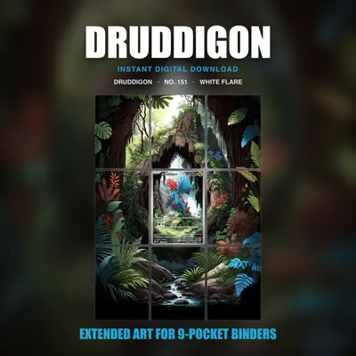Druddigon #151 — White Flare (Binder Insert)